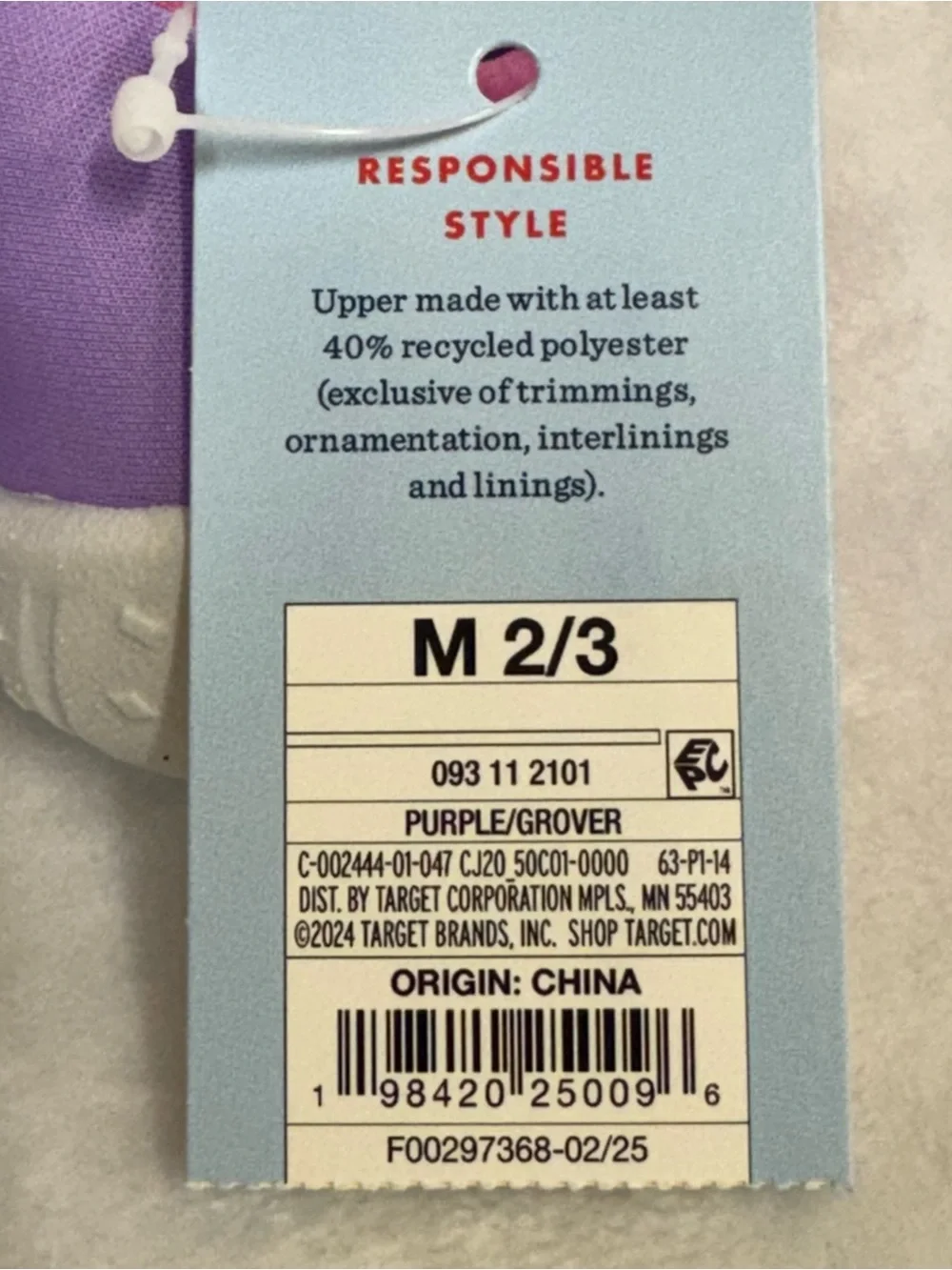 Cat & Jack Purple Kids Water Shoes with Pink Trim
